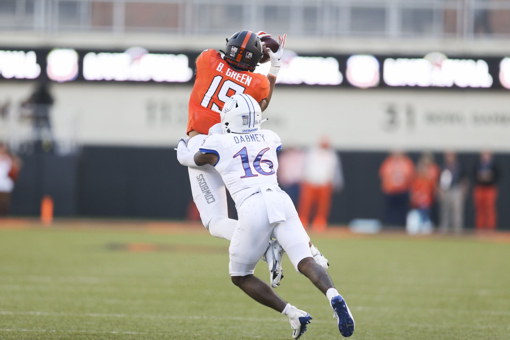 Oct. 30: OSU 55, Kansas 3